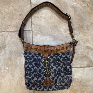 Coach denim bag